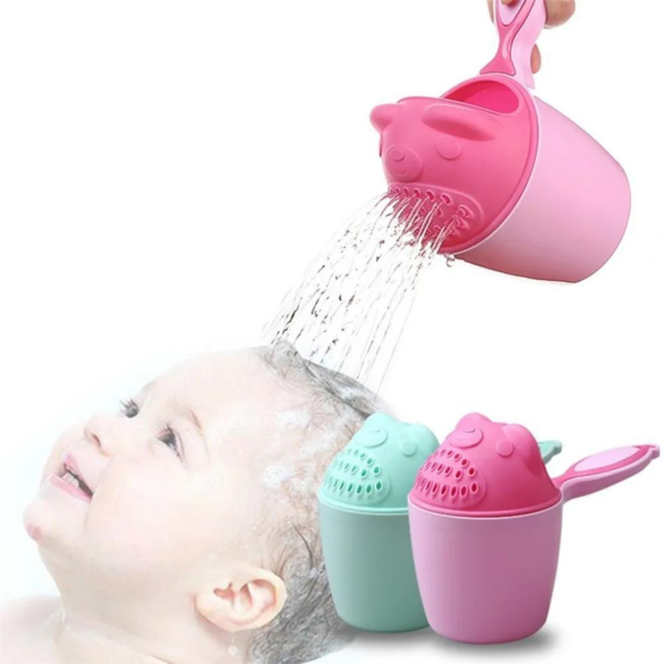 Copo regador para banho com alça rosa – Color Baby