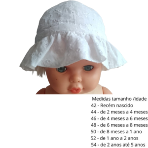 Chapéu laise infantil - Manufatura Rafi